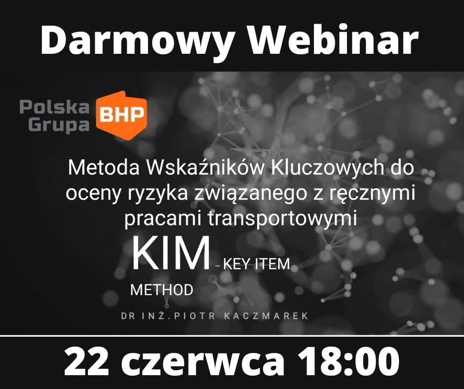 KIM - Metoda Wskaźników Kluczowych do oceny ryzyka związanego z ręcznymi pracami transportowymi