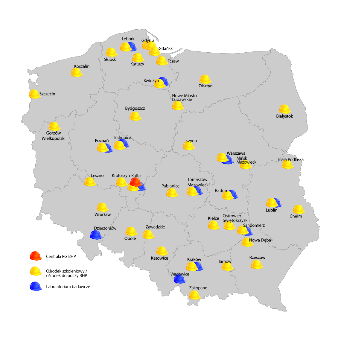 Działamy w całej Polsce